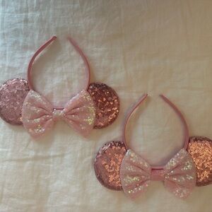 DISNEY Pink Sequin Mouse Ear Headbands